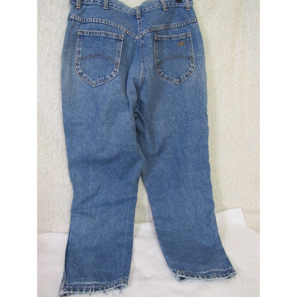 Chic Vintage Jeans Womens 20 WP Blue Denim Tapered High Rise Mom Jeans USA 33x27